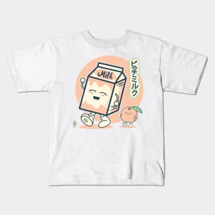 Japanese Peach Milk Kids T-Shirt